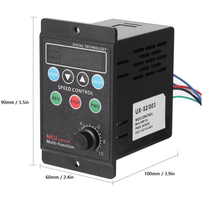 400W AC220V Multifunctional Motor Speed Controller Motor Speed Pinpoint Controller Forward & Backward Motor Governor