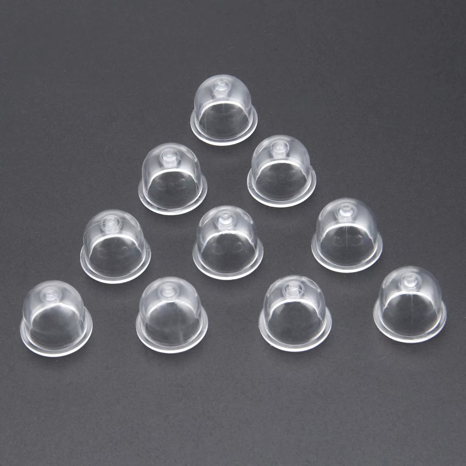 10Pcs 19Mm Carburetor Spare Parts Carb Primer Bulbs Cap Small Fuel Pump for Chainsaw Blower Trimmer Brushcutter OD*ID*H=19*14*15