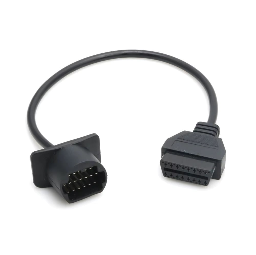 17 Pin to 16 Pin Cable OBDII OBD2 Cable Diagnostic Adapter Connector for Mazda