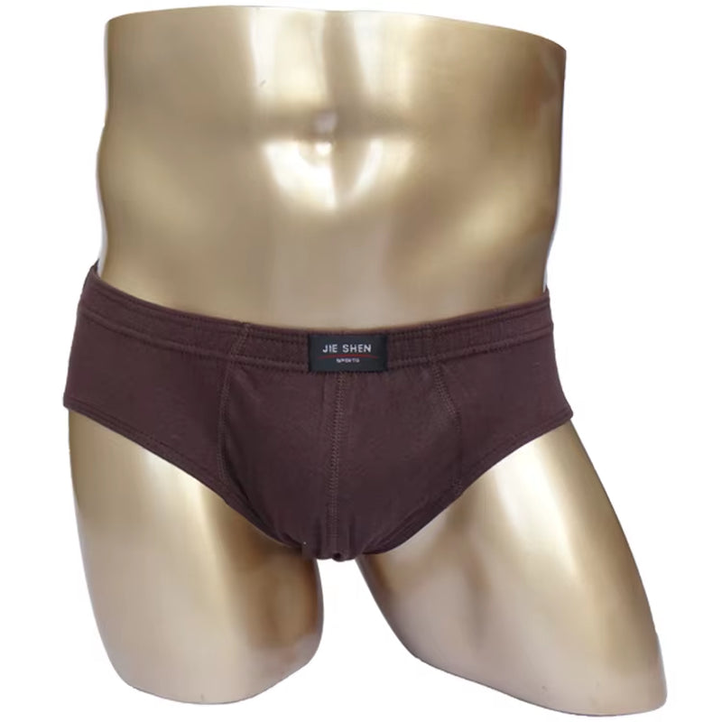 Mens Briefs 100% Cotton plus Size Men Underwear L/XL/XXL/XXXL/4XL/5XL Men'S Breathable Panties 1PCS