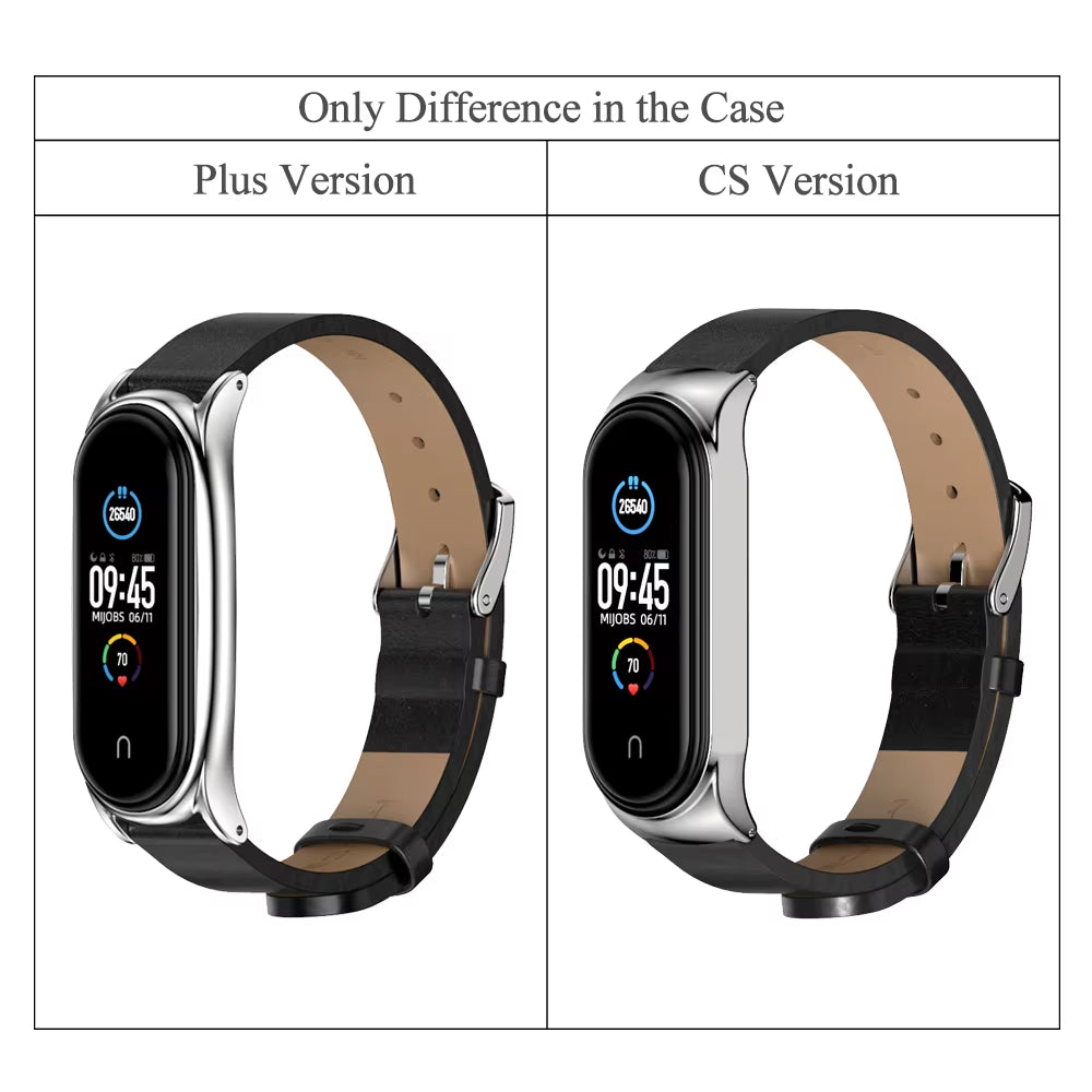 Strap for Mi Band 10 9 8 7 6 5 4 3 Bracelet Silicone Wristband for Xiaomi Mi Band 8 Metal Strap for Mi Band 7 Watchband Leather