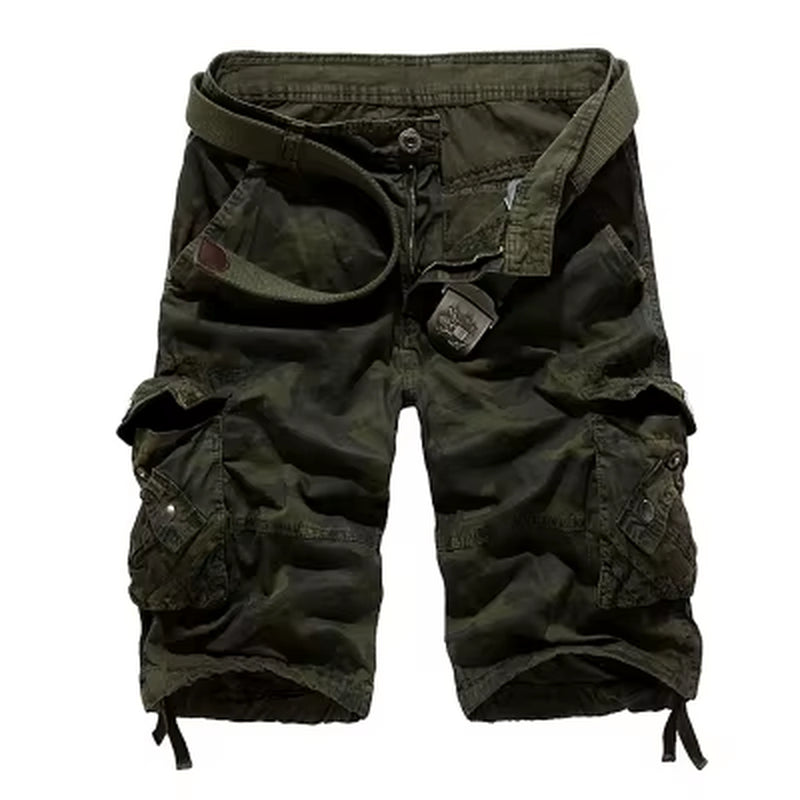 Camouflage Loose Cargo Shorts Men 2025 Summer Military Camo Short Pants Homme Cargo Shorts US Size