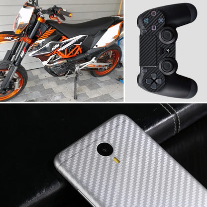 30Cmx127Cm 3D Carbon Fiber Vinyl Car Wrap Sheet Roll Film Car Stickers and Decal Motorcycle Auto Styling Accessories Automobiles