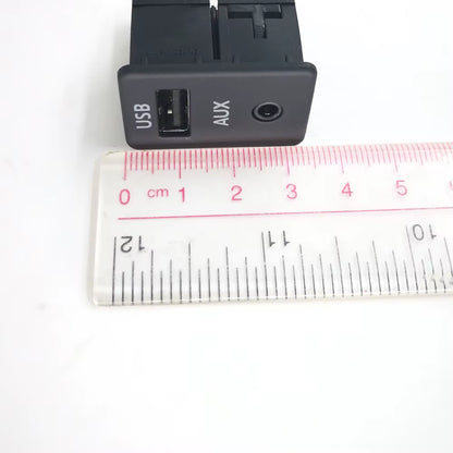1M Car RCA Cable Adapter Switch 3.5Mm Audio Jack AUX USB Cable Extention Mount Panel RCA Cable for for Toyota Volkswagen