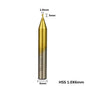 1Pc 6Mm Shank Titanium Coated Key Cutting Machine End Milling Cutter 1/1.5/2.0/2.5/3.0/4.0/5.0Mm Vertical Key Machine