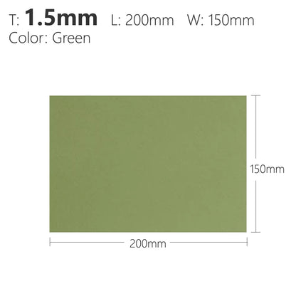 1.5Mm Black Sand Army Green Orange Kydex Sheet Thermoplastic for DIY Sheath Holster Tool Parts