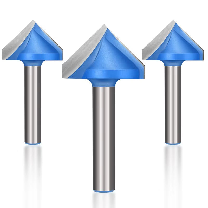 6Mm Router Bit V Shape Groove Milling Cutter Carbide Engraving Bit Woodworking Cutter