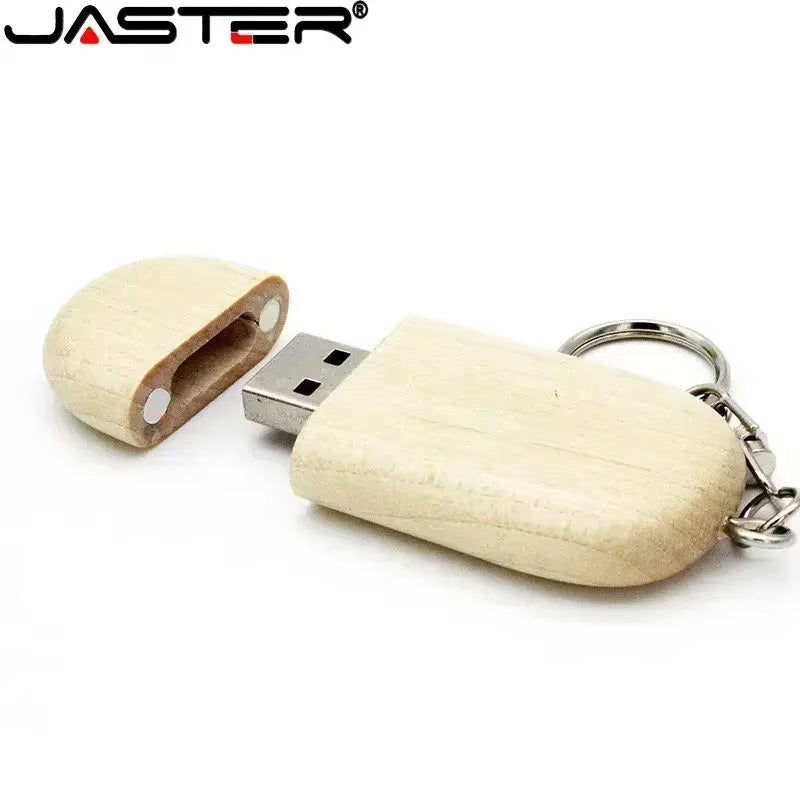 Personality Gift Wood Creative Pen Drive LOGO Customized U Disk USB 2.0 Pendrive 4GB 8GB 16GB 32GB 64GB 128GB