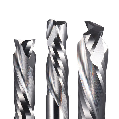 1Pcs up & down Cut Two Flutes Spiral Carbide Mill Tool Cutters for CNC Router, Compression Wood End Mill Cutter Bits
