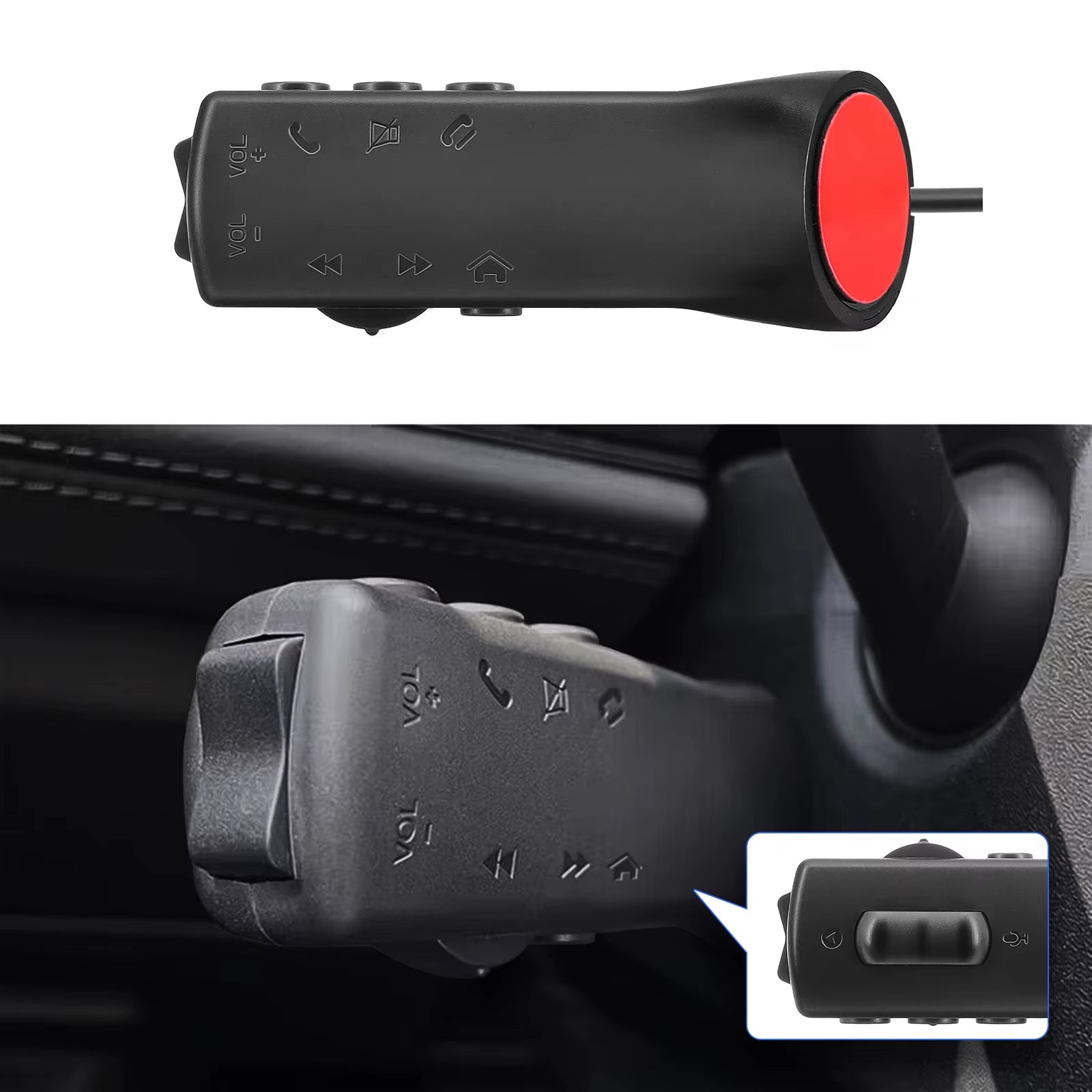 10 Keys Auto Control Remoto Multi-Functional Car Steering Wheel Buttons Remote Controller Car Audio GPS Navigation DVD Android