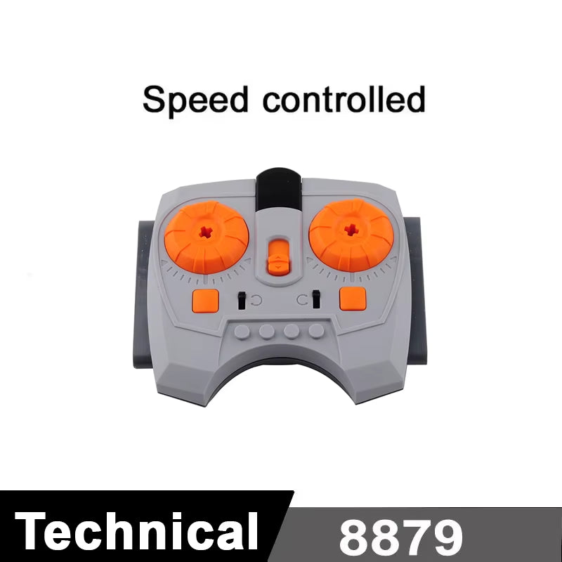 MOC Train Motor Kit Servo,Battery Box, IR Remote, LED Lights Power Functions Parts for Smart Technical Building Blocks Creations