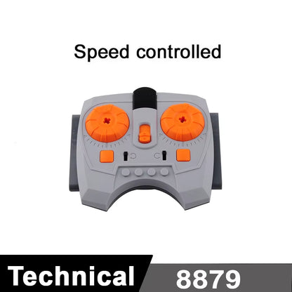 MOC Train Motor Kit Servo,Battery Box, IR Remote, LED Lights Power Functions Parts for Smart Technical Building Blocks Creations