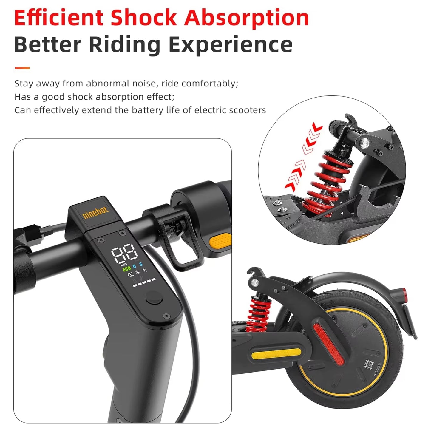 Scooter Upgraded Hydraulic Shock Absorber Kit Front Fork Front Suspension Absorber Parts Accessories for Max G30 G30D G30LP