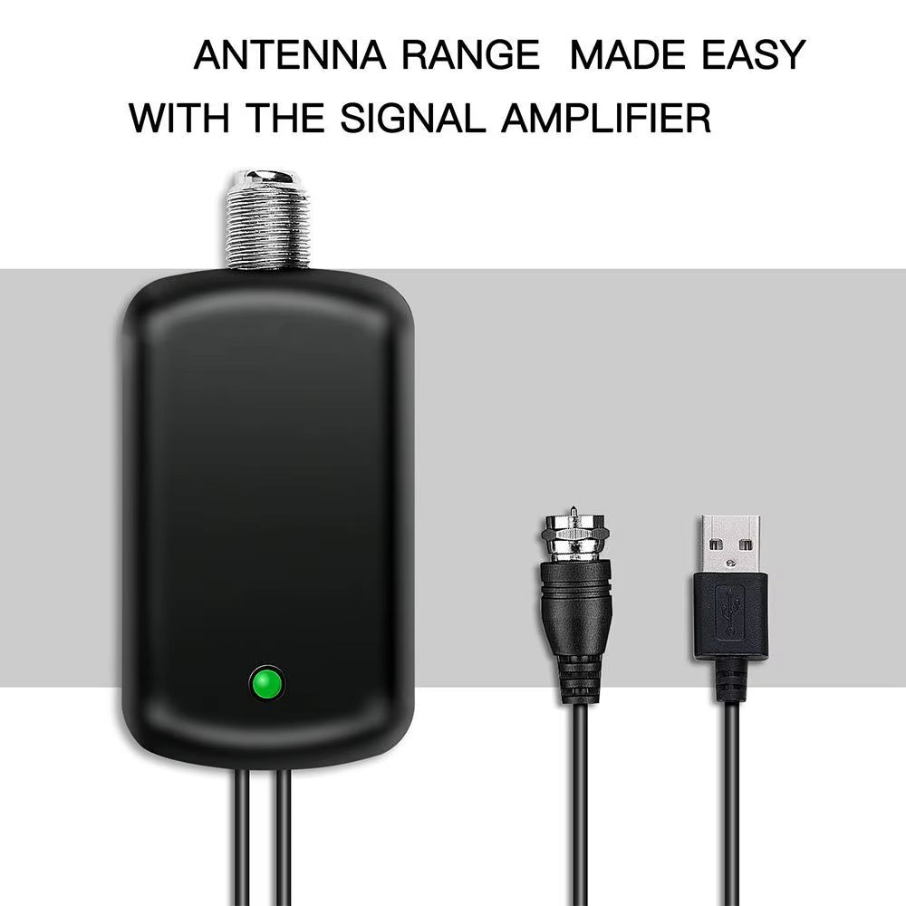 1 Pcs Digital TV Antenna Amplifier Signal Enhancer 4K UHD High-Definition TV Antenna Signal Receiver TV Antenna Signal Enhancer