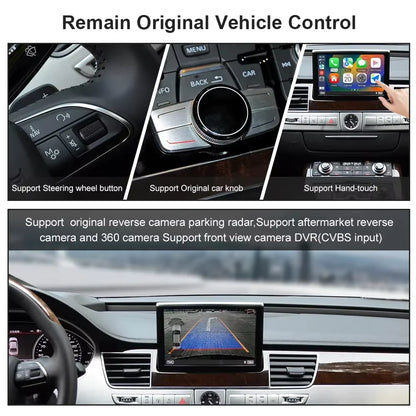 2025 New  Wireless Android Auto for Audi Car A8 2011-2017 Carplay Interface Mirror Link Air Play