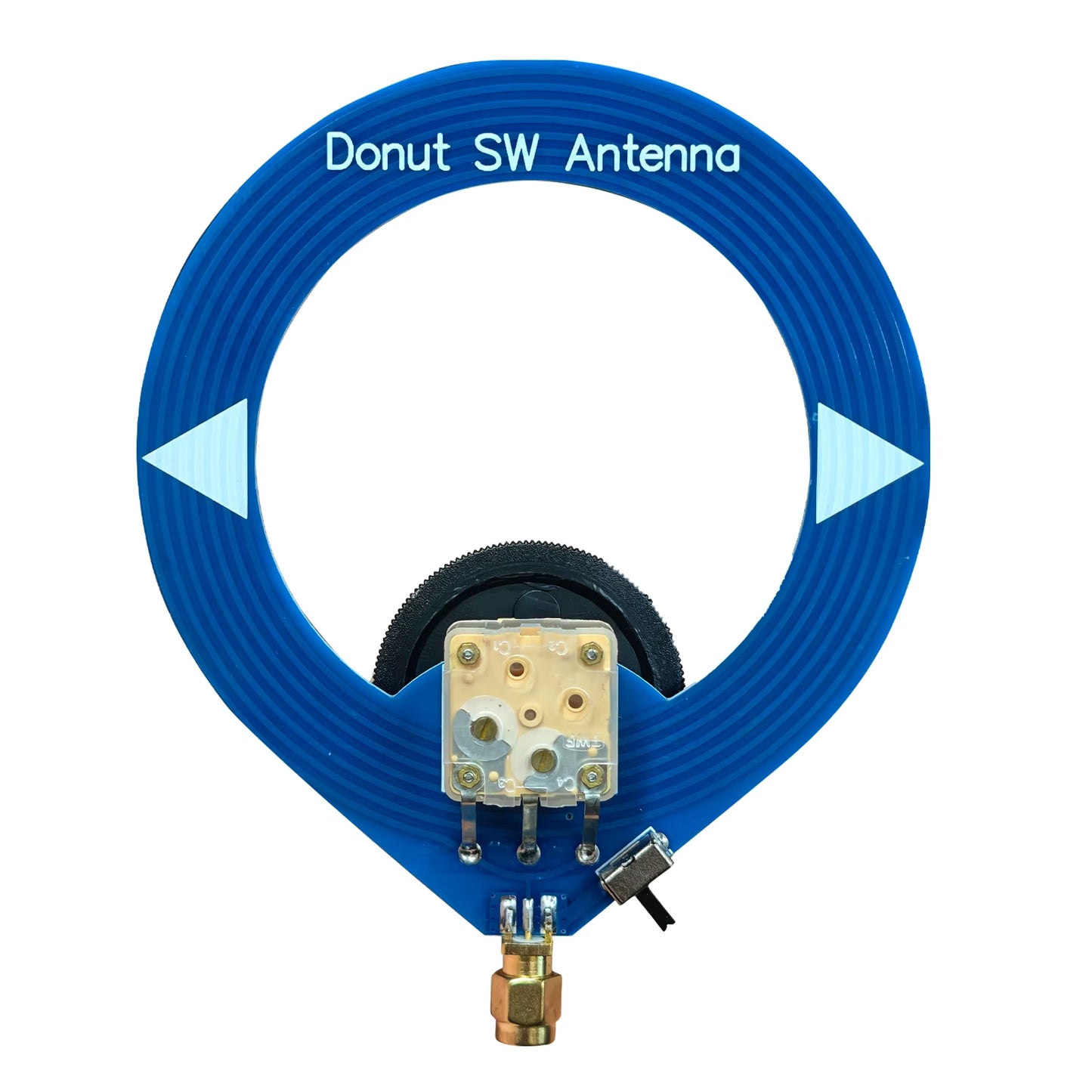 Circle Antenna, Donut Shape MW/SW Loop Antenna, Frequency Range 4Mhz-24Mhz / 500Khz-2000Khz for  RT-860 UV-88 CB/HF/SSB