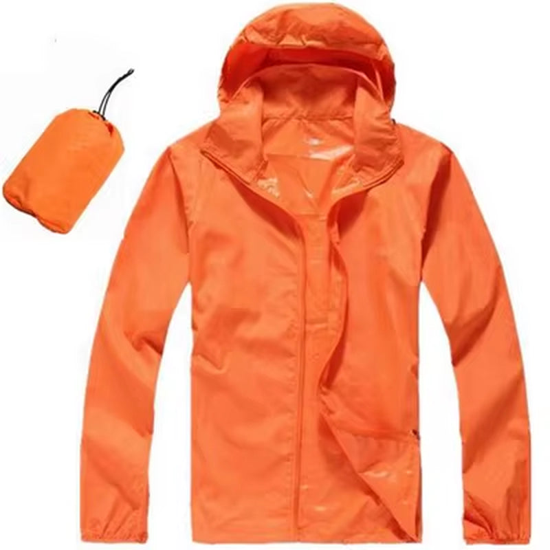 Men'S Brand Quick Dry Skin Coat Sunscreen Waterproof UV Women Thin Army Outwear Ultra-Light Windbreake Jacket 3XLYA105