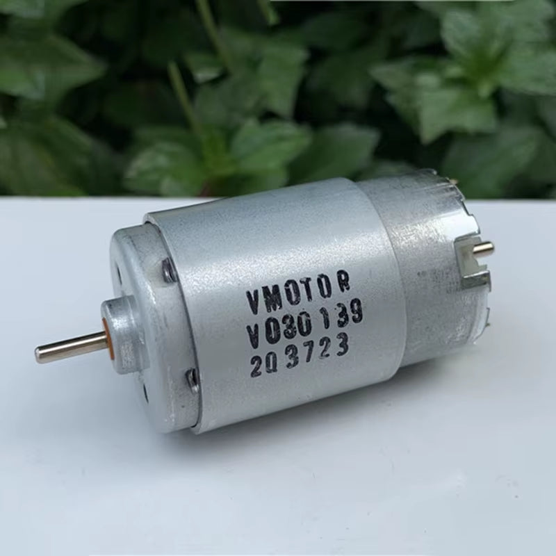 JOHNSON Vmotor Mini RS-395 Electric Motor Engine DC 6V 12V 18V 24V 10500RPM High Large Torque Motor Dual 2.3Mm Shaft Double Axis