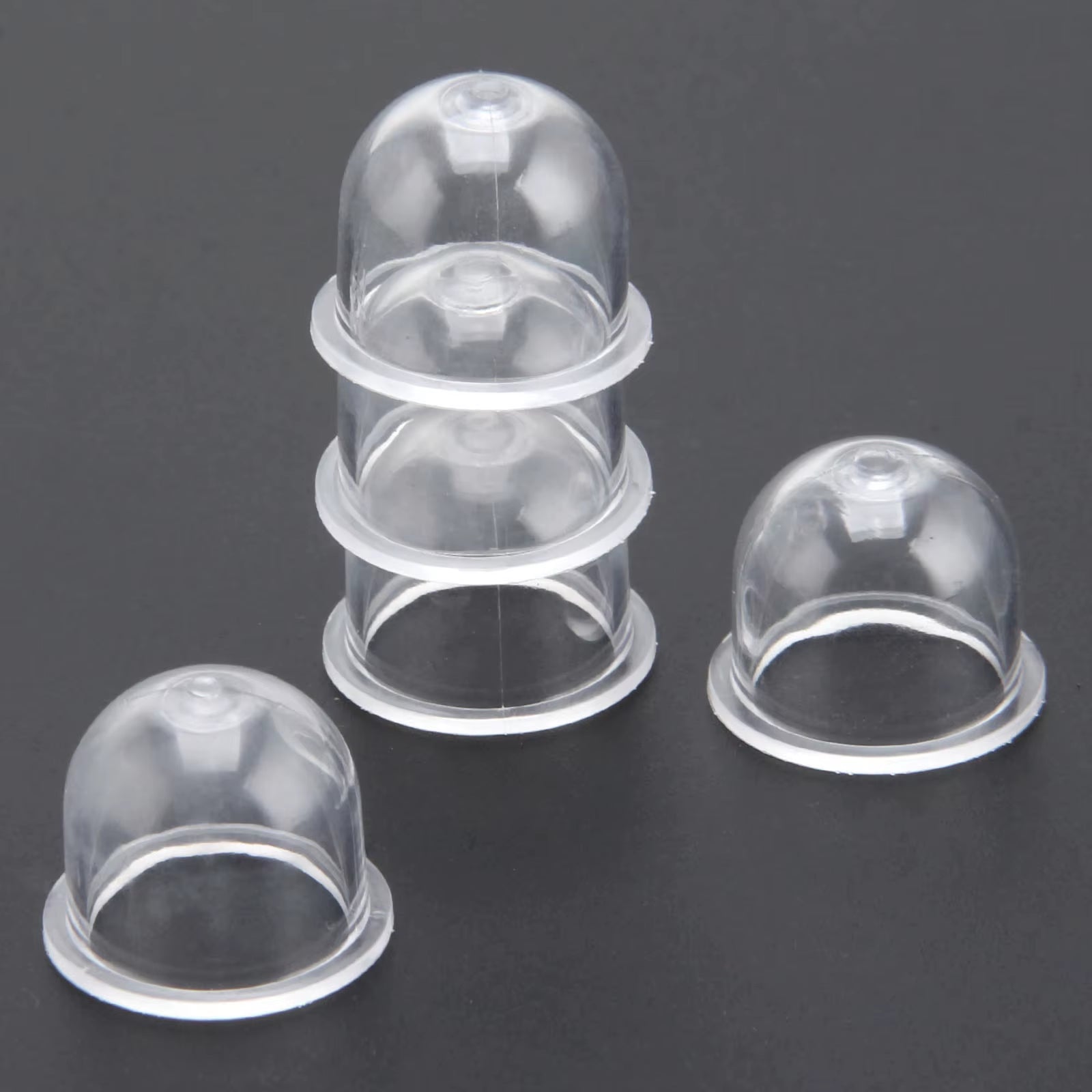 10Pcs 19Mm Carburetor Spare Parts Carb Primer Bulbs Cap Small Fuel Pump for Chainsaw Blower Trimmer Brushcutter OD*ID*H=19*14*15