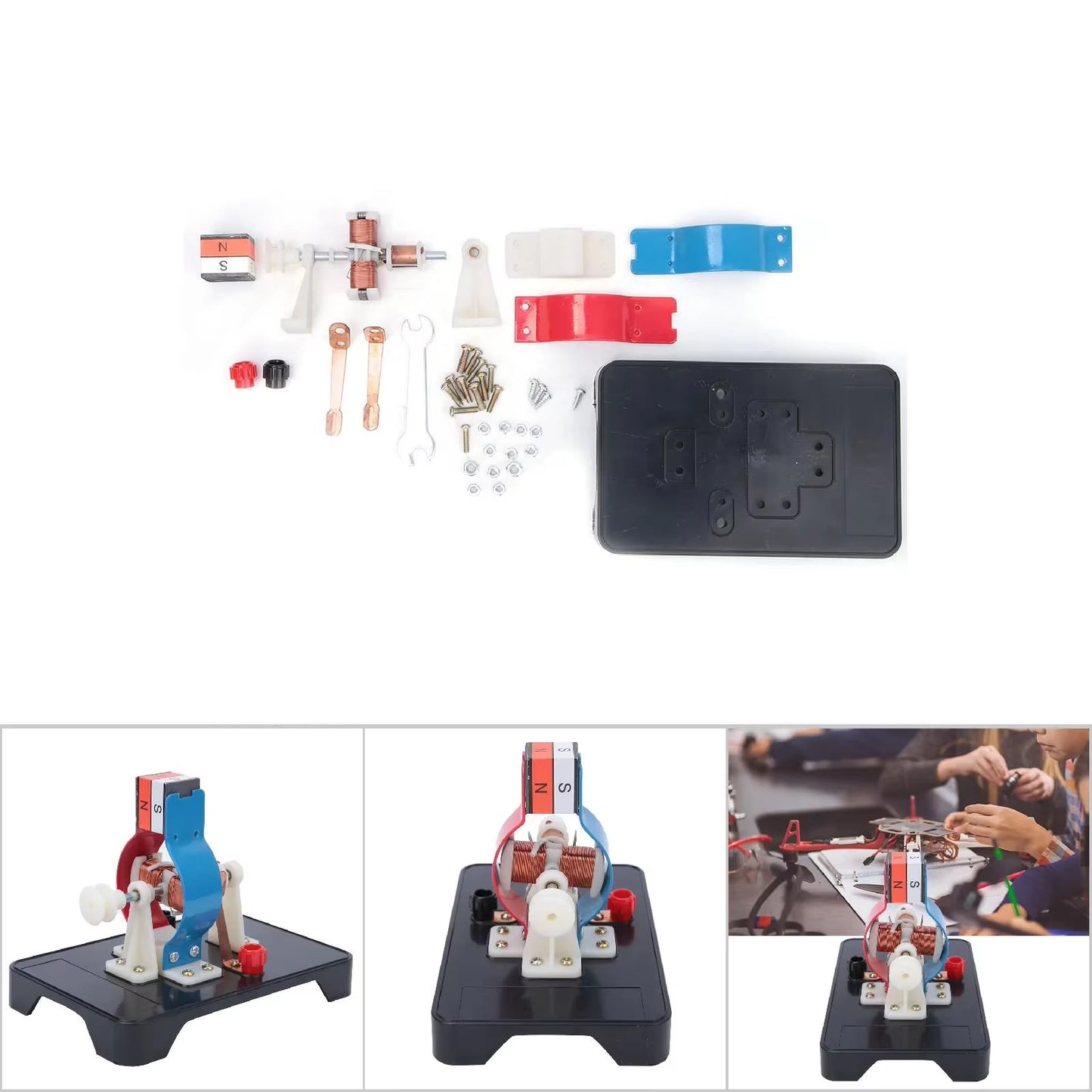 Electromotor Model Miniature Electromotor Model Generator Motor Equipment Student Physical Educational Experiment Motor Model