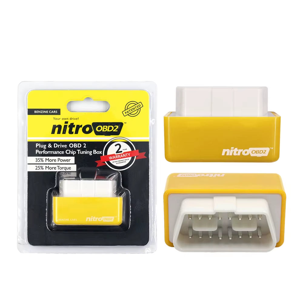 15% Fuel save Ecoobd2 Nitro Obd2 for Benzine Petrol Gasoline Cars Eco OBD Diesel Nitro OBD2 Chip Tuning Box Plug&Driver