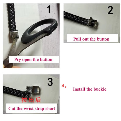 Fashion Engrave Logo Custom Name Bracelet Smooth Silicone Stainless Steel Bracelets for Men Personality Jewelry