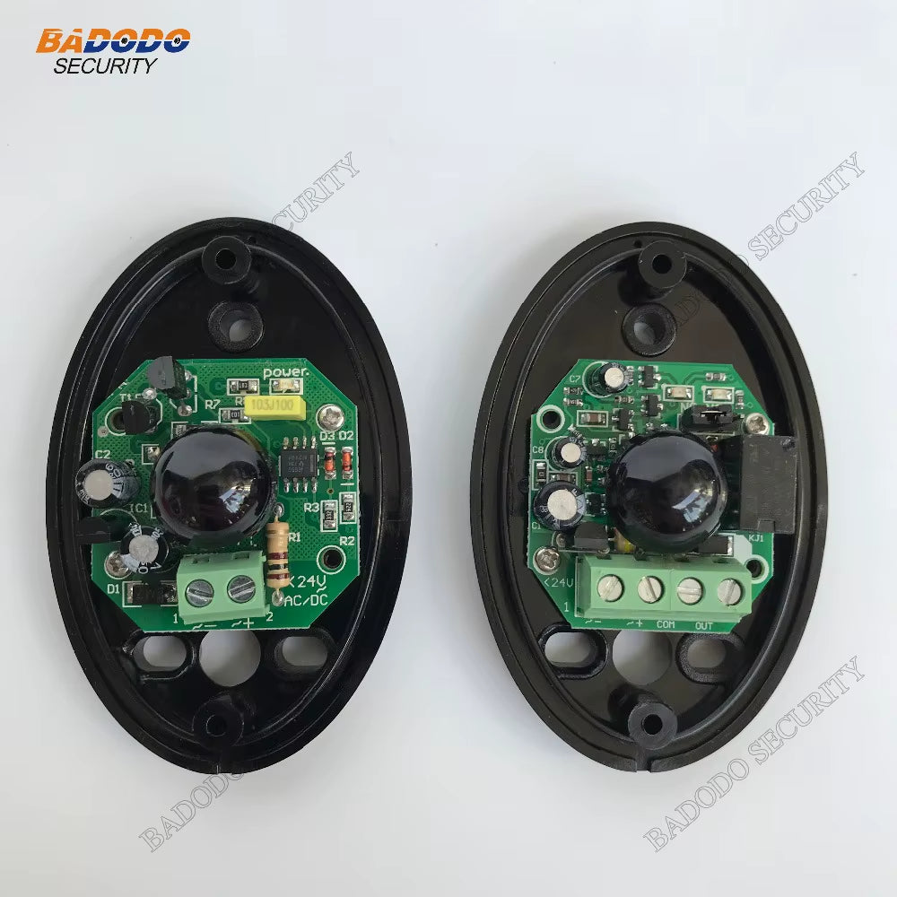 DC/AC 12~24V Waterproof IP55 Photocell Automatic Gate Door Safety Sensor Alarm Infrared Beam Sensor Photocell 15M Detect Range