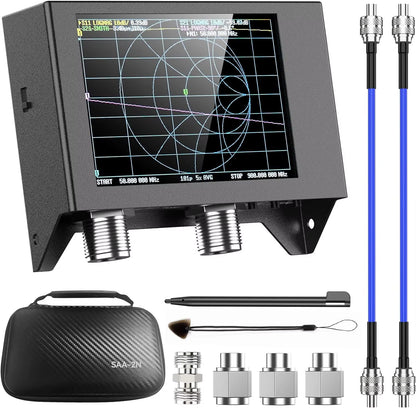 Antenna Analyzer Nanovna SAA-2N VNA 50Khz -3Ghz Vector Network Analyzer 4" Inch LCD,HF VHF UHF Measuring S Parameters