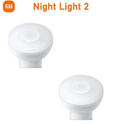 Original  Mijia Night Light 2 Version Motion Sensor Adjustable Brightness Smart Human Light Sensor Night Lamp Bedroom