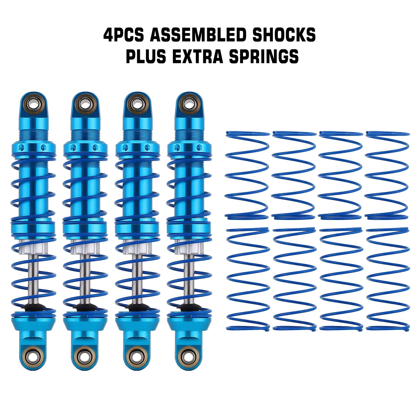 Metal Shock Absorbers 80 90 100 110 120Mm Oil Damper for 1/10 RC Car Truck Crawler Axial SCX10 TRX4 Redcat Gen8