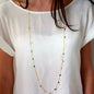 Long Bohemia Trendy Women Jewelry Statement Necklace Personality Sequins Pendant Maxi Collar Chain