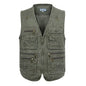8XL 9XL 10XL New Male Casual Summer Big Size Cotton Sleeveless Vest with Many 16 Pockets Men Multi Pocket Photograph Waistcoat
