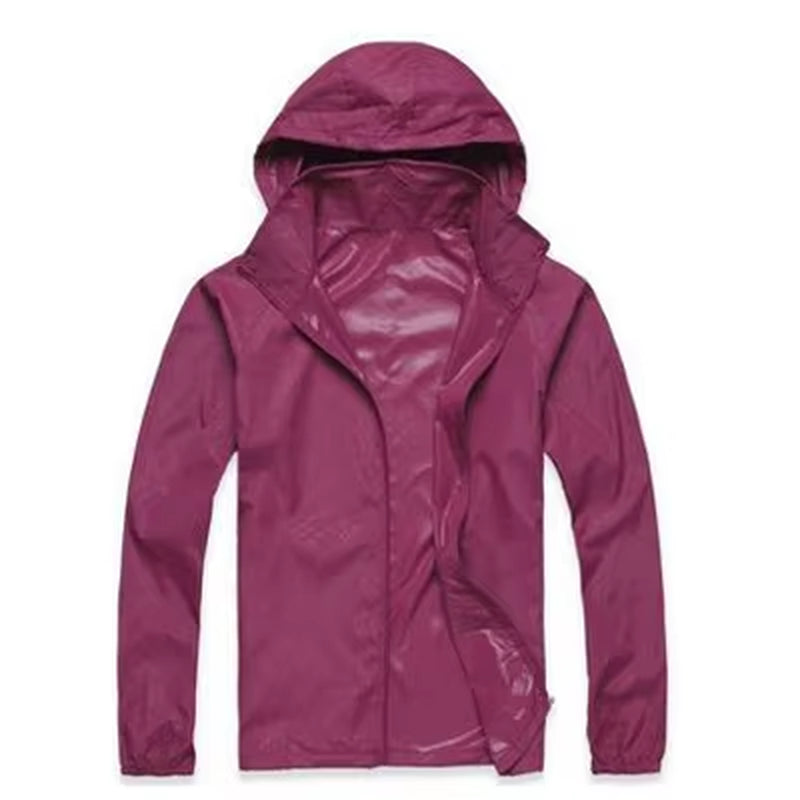 Men'S Brand Quick Dry Skin Coat Sunscreen Waterproof UV Women Thin Army Outwear Ultra-Light Windbreake Jacket 3XLYA105