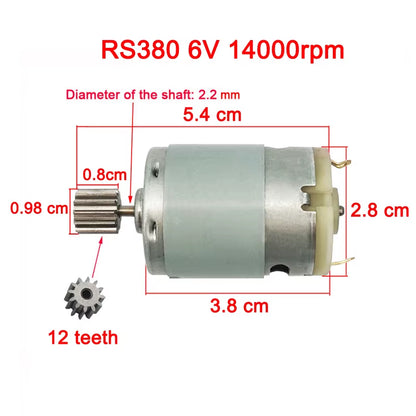Children'S Electric Car DC Motor, Kid'S Car High Speed Motor,Dl 550 High-Power Motor 570 35000Rpm Engine