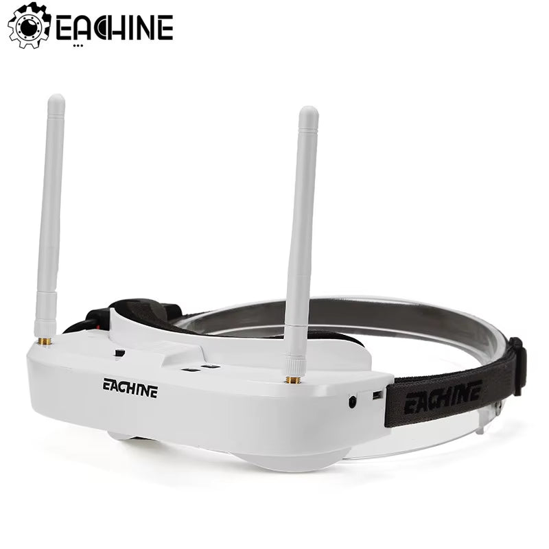 EV100 720*540 5.8G 72CH FPV Goggles with Dual Antennas Fan 18650 Battery Case RC Drone Spare Part