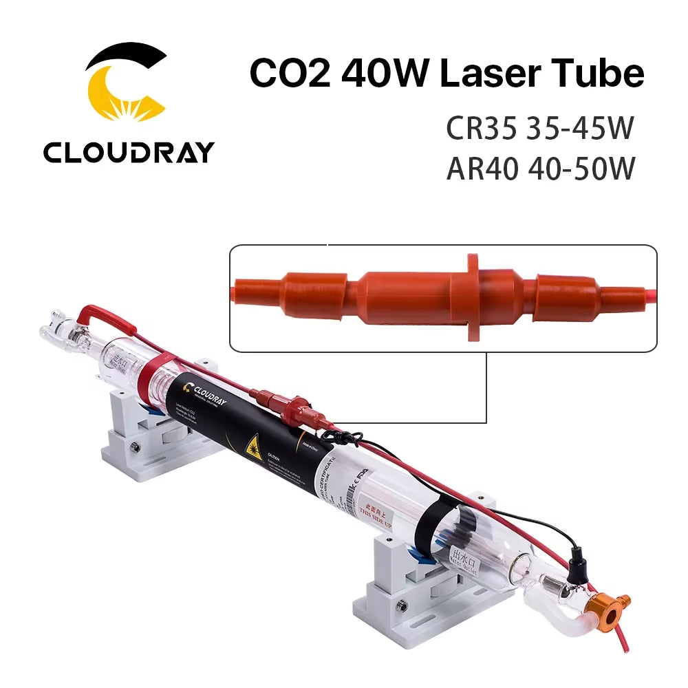 35-45W Co2 Metal Glass Laser Tube 720MM 40W Glass Laser Lamp for CO2 Laser Engraving Cutting Machine