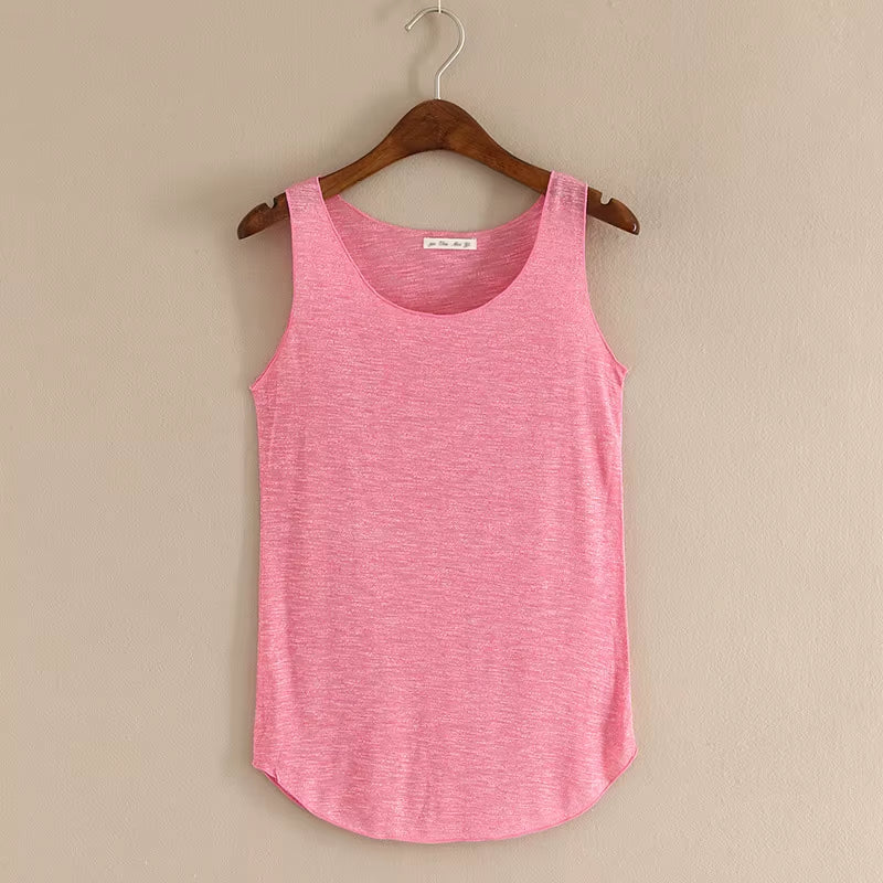 HOT Summer Fitness Tank Top New T Shirt plus Size Loose Model Women T-Shirt Cotton O-Neck Slim Tops Fashion Woman Clothes