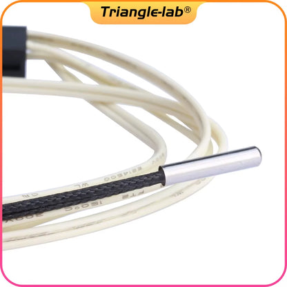 PT1000 Thermistor Cartridge for 3D Printer Volcano/ V6 Heater Block UPTO 450C PEEK PEI PT100 Printing