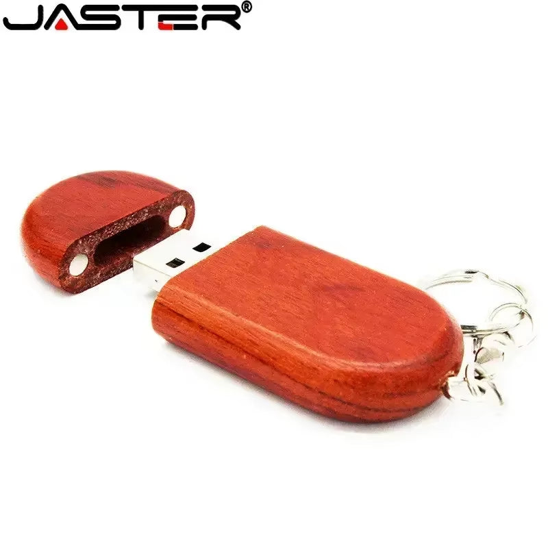 Personality Gift Wood Creative Pen Drive LOGO Customized U Disk USB 2.0 Pendrive 4GB 8GB 16GB 32GB 64GB 128GB
