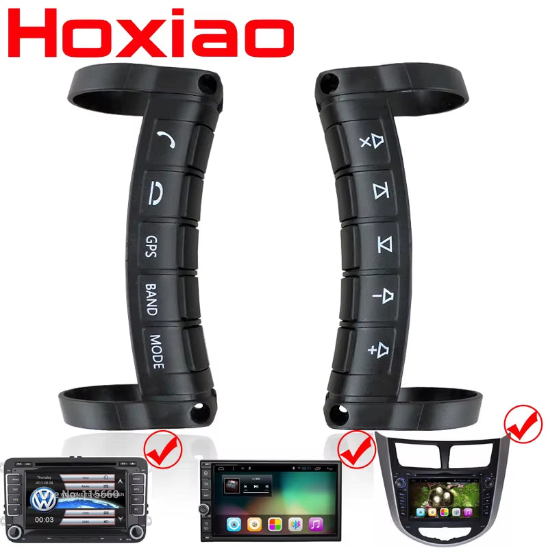 Universal Remote Control Car Steering Wheel Button Remote Control Car Navigation DVD / 2 Din Android/Window Bluetooth Wireless