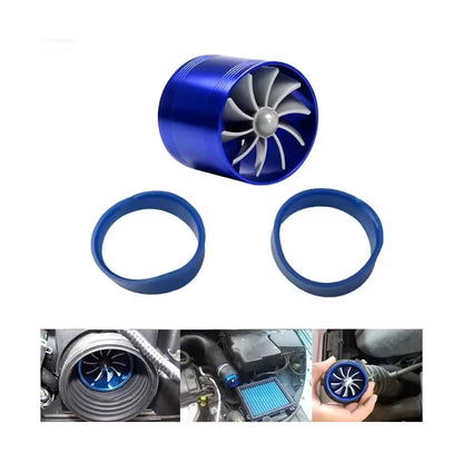 Car Air Filter Intake Fan Fuel Gas Saver Supercharger for Turbine Turbo Charger Turbocharger Car Accessories