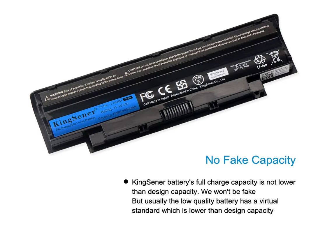 Kingsener J1KND Laptop Battery for DELL Inspiron N4010 N3010 N3110 N4050 N4110 N5010 N5010D N5110 N7010 N7110