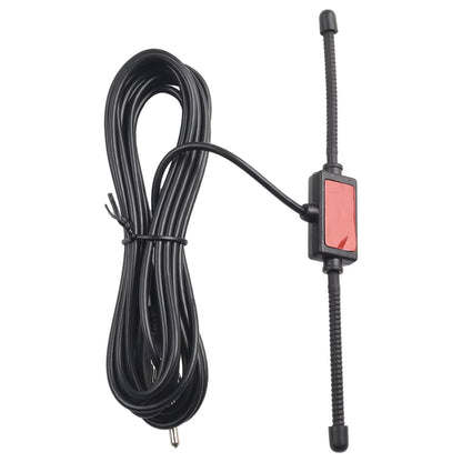 Car Radio Antenna AM/FM Radio Sheep Antenna T-Shaped Small-Sized Hidden Glass Car Stereo AM FM Dipole Antenna Instrument Part