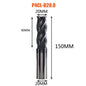 Solid Carbide Roughing End Mill 4 Flute CNC Milling Cutter Bits Router Bit for 50 Hrc Metal Roughing Machining 6Mm to 20Mm