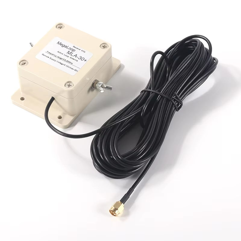 MLA-30+ Annular Active Receiving Antenna, Low Noise, Medium Wave, Short Wave Antenna, Balcony Erection