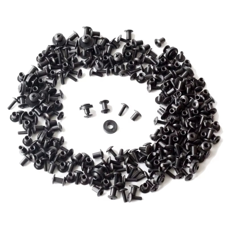 100Pcs Belt Attachments Clips Screw Set Chicago Screw Comes with Washer for DIY Kydex Sheath Holster Hand Tool Parts