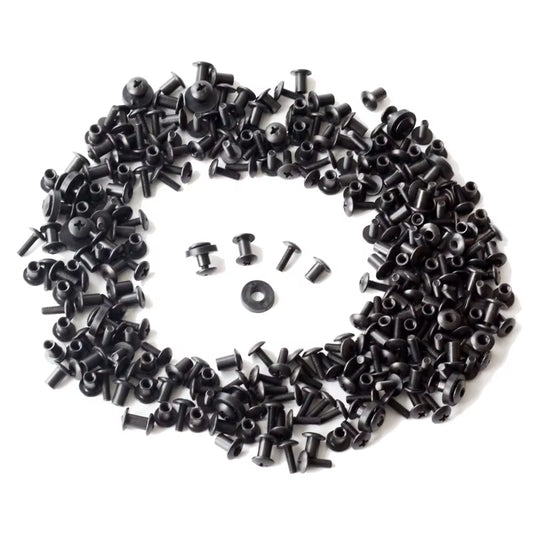 100Pcs Belt Attachments Clips Screw Set Chicago Screw Comes with Washer for DIY Kydex Sheath Holster Hand Tool Parts