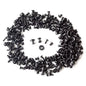 100Pcs Belt Attachments Clips Screw Set Chicago Screw Comes with Washer for DIY Kydex Sheath Holster Hand Tool Parts