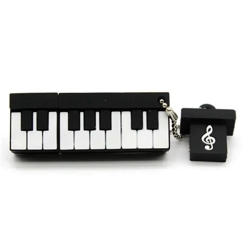 8 Styles Musical Instruments Model Pendrive 4GB 16GB 32GB 64GB 128GB USB Flash Drive Violin/Piano/Guitar