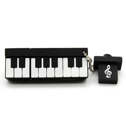 8 Styles Musical Instruments Model Pendrive 4GB 16GB 32GB 64GB 128GB USB Flash Drive Violin/Piano/Guitar